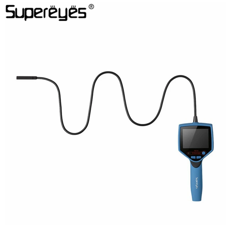 

Supereyes 3.5" Monitor Videoscope 9MM Diameter 800MM Snake Tube Waterproof Borescope Endoscope Camera with LED Inspection N012J