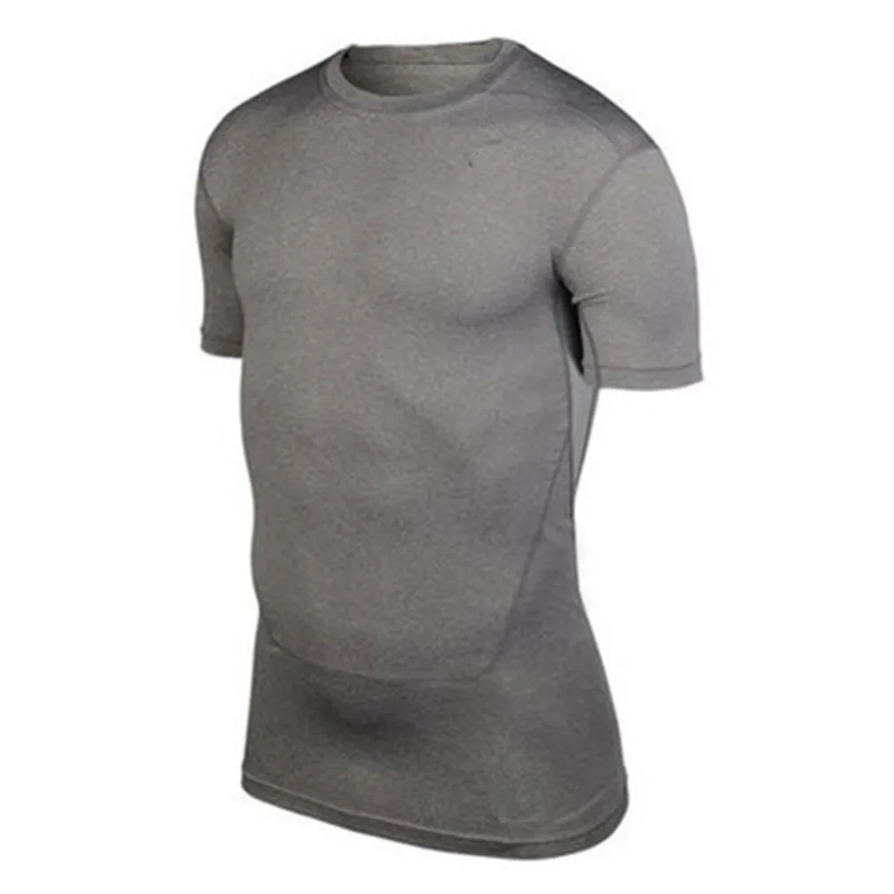 Беговые мужские компрессионный базовый слой футболки спортивные, баскетбольные футболки с короткими рукавами Спортивная Коллекция