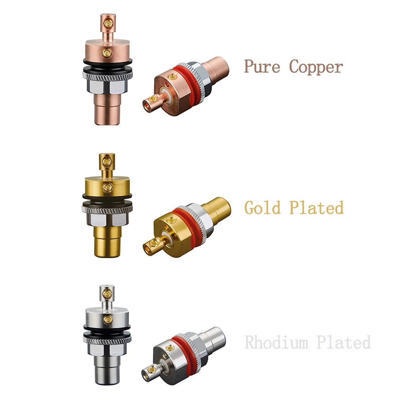 Выборг Hifi аудио разъем типа "банан" Чистая медь серебро/золото/родий доступны VB401 Разъем для 5 мм динамик провода