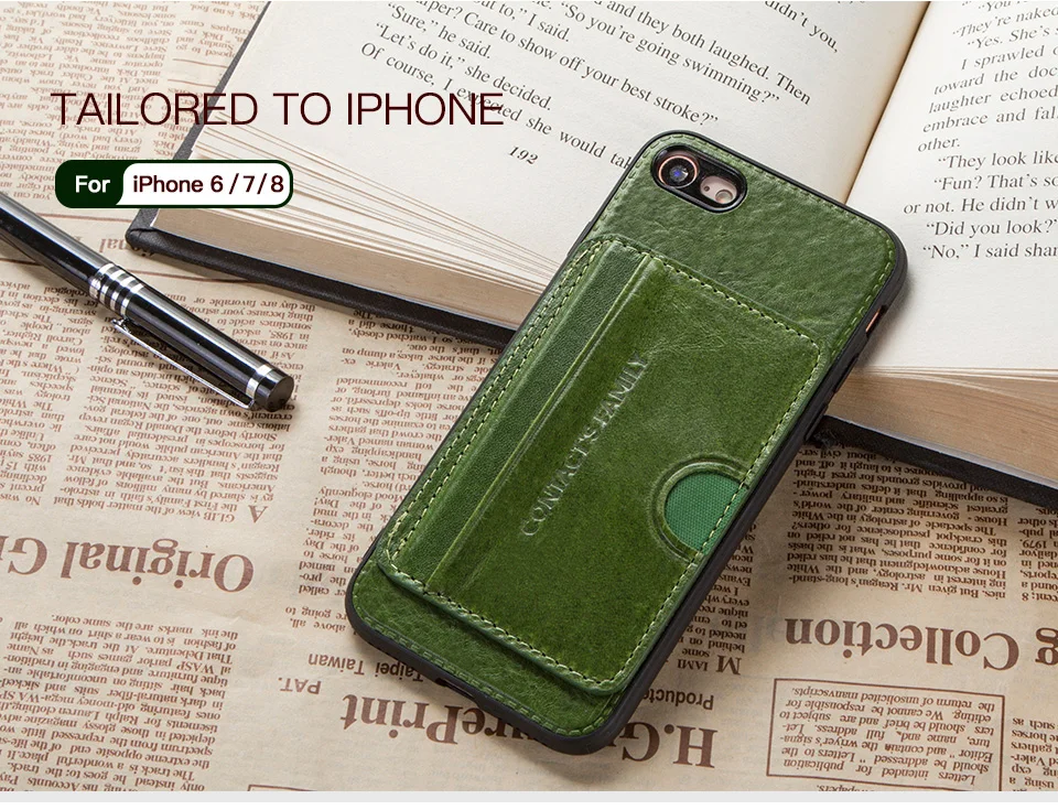 Liên Hệ Họ Hàng Chính Hãng Da Điện Cho iPhone 8 7 Retro Ví Cho iPhone 7 8 Bảo Vệ Điện Thoại túi Đạn gucci phone case