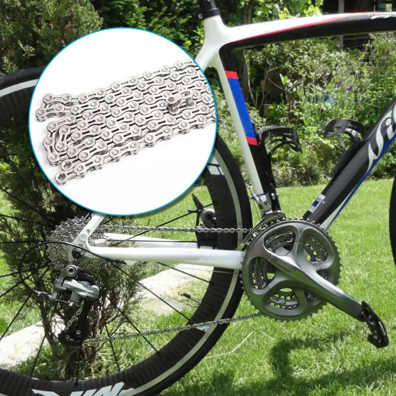 Cadena de transmisión de bicicleta de montaña MTB al aire libre cadena ultraligera hueca de 10 velocidades para velocidad Variable Cadena de transmisión de bicicleta de montaña MTB al aire libre cadena ultraligera hueca de 10 velocidades para velocidad Variable