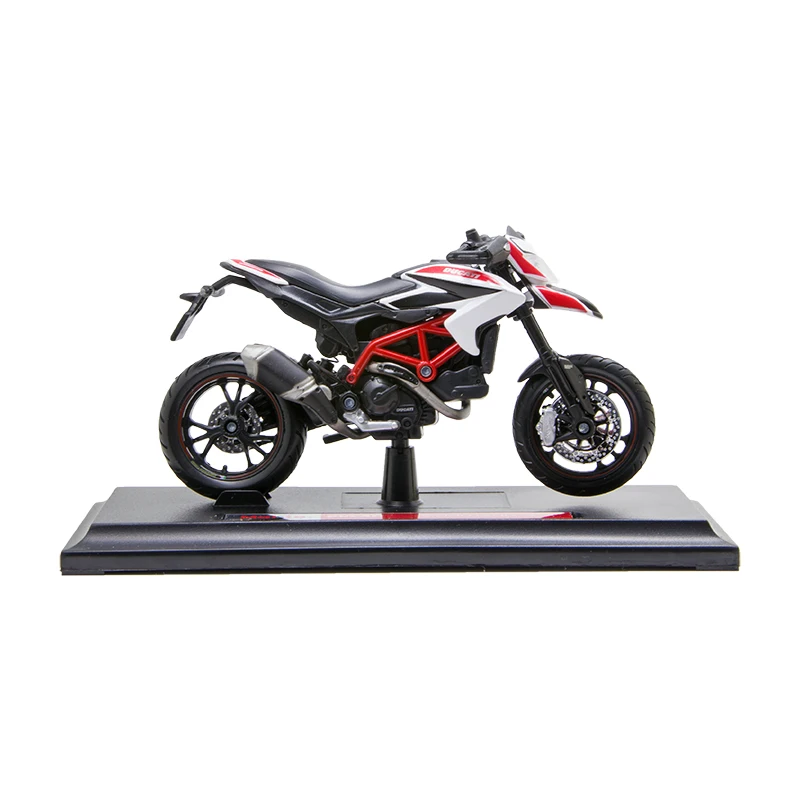 Maisto 1:18 Motorcycle Models Ducati Hypermotard Diecast Plastic