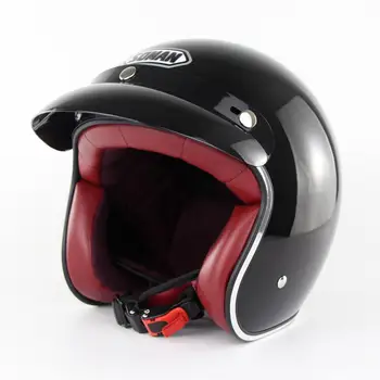 

Adeeing Vintage Style Summer Motorcycle Retro Half Helmet Cruiser 3/4 Open Face Scooter Head Protector Motorcycle Helmet
