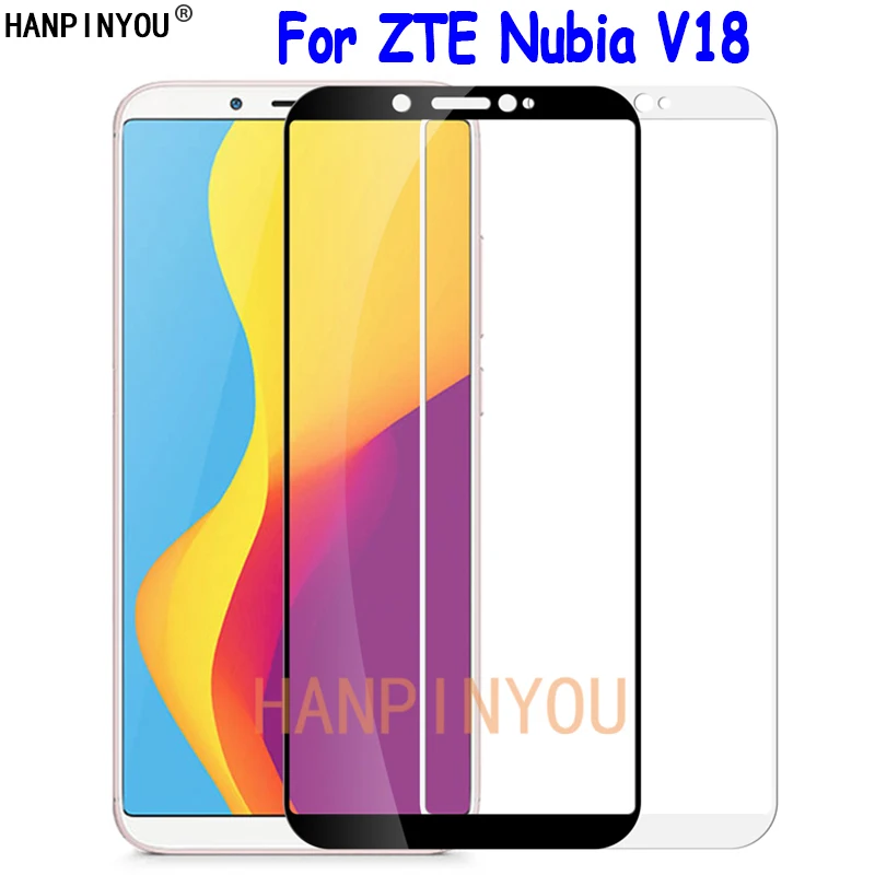 

For ZTE Nubia V18 V 18 6.01" New Full Cover Tempered Glass Screen Protector Ultra Thin Premium Explosion-proof Protective Film