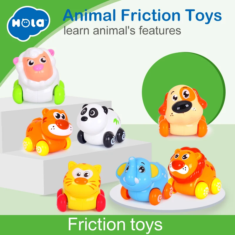 

2pcs/Lot Baby Toys Educational Friction Mini Car Pull Back Animals Kids Toys Cars Panda/Lion/Dog/Cat/Sheep/Tiger Or Elephant