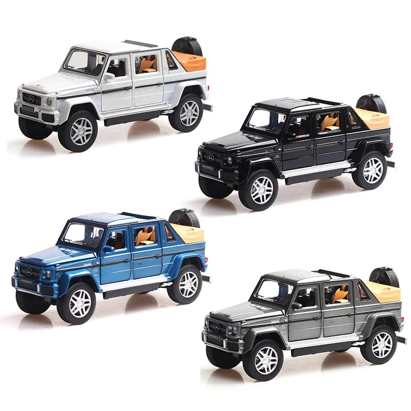 Моделирование Mercedes Benz Maybach G650 модель машины из сплава звук и свет отступить