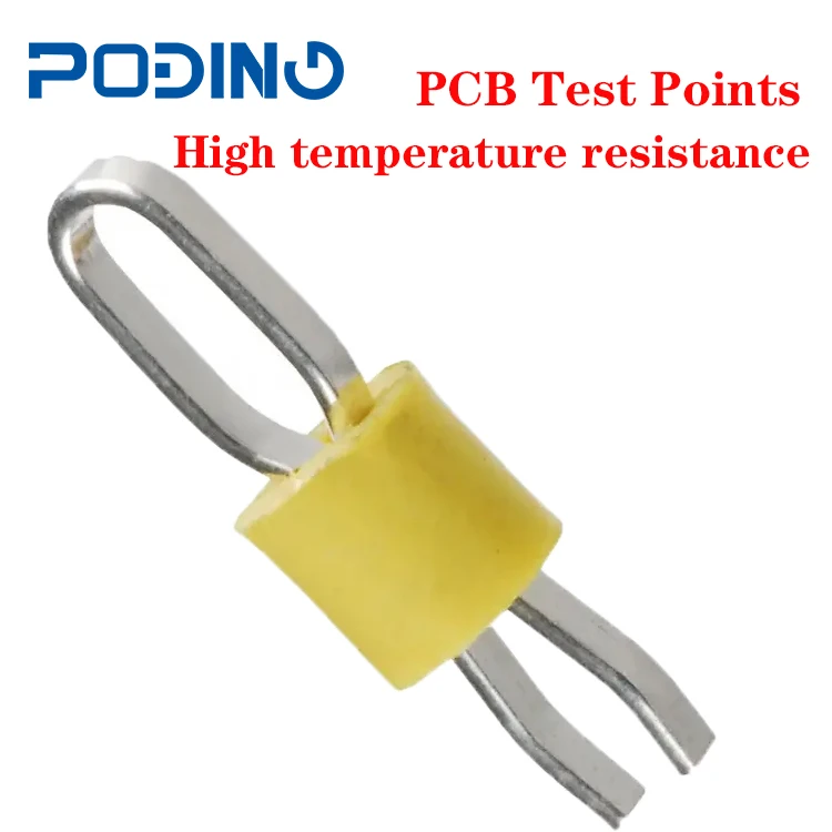 

50 шт./лот Poding Нейлон PCB тестовые точки высокая термостойкость DIP тестовые точки желтая точка нагрузочный тест TP-5014