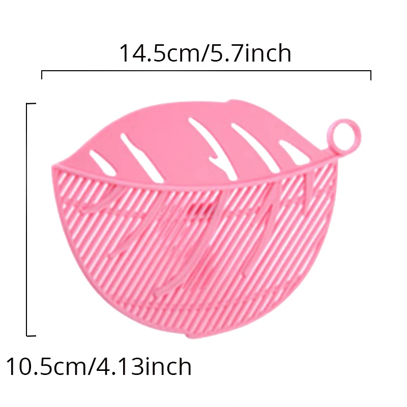 1 шт. промывка риса дуршлаги и сита дренажная доска спагетти лапша паста кастрюля кухонный гаджет инструмент для очистки фруктов и овощей - Цвет: A Type Pink