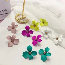 HOUDA новые богемные модные цветочные серьги