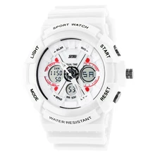 Модные спортивные электронные кварцевые наручные часы с цифровым будильником для мужчин S ударостойкие спортивные часы для женщин 30 м водонепроницаемые