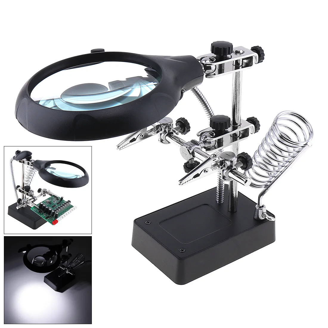 12.5X Desk top Multifunctional Magnifier Rechargeable Welding