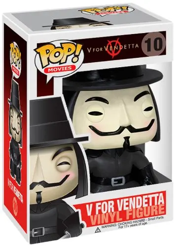 Официальный Funko pop фильмы: V для Vendetta Виниловая фигурка Коллекционная модель