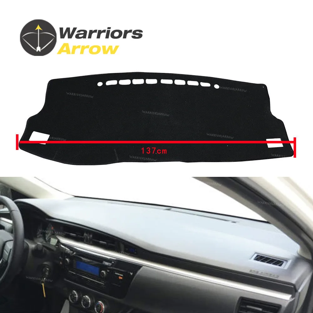 Для Toyota Corolla iM Auris черный LHD чехол на приборную панель, коврик для приборной панели, коврик для приборной панели, защита от солнца, накладка на приборную панель, ковер