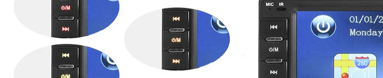 Screen HD 7" MP4 Autoradio MP5 Navigation car GPS HIEI radio Rear Player Week's USD Dollar Bluetooth View Discount USB Camera Touch AUX Multimedia 2 United States BigBoz.Biz 2din din 73 Screen HD 7" MP4 73