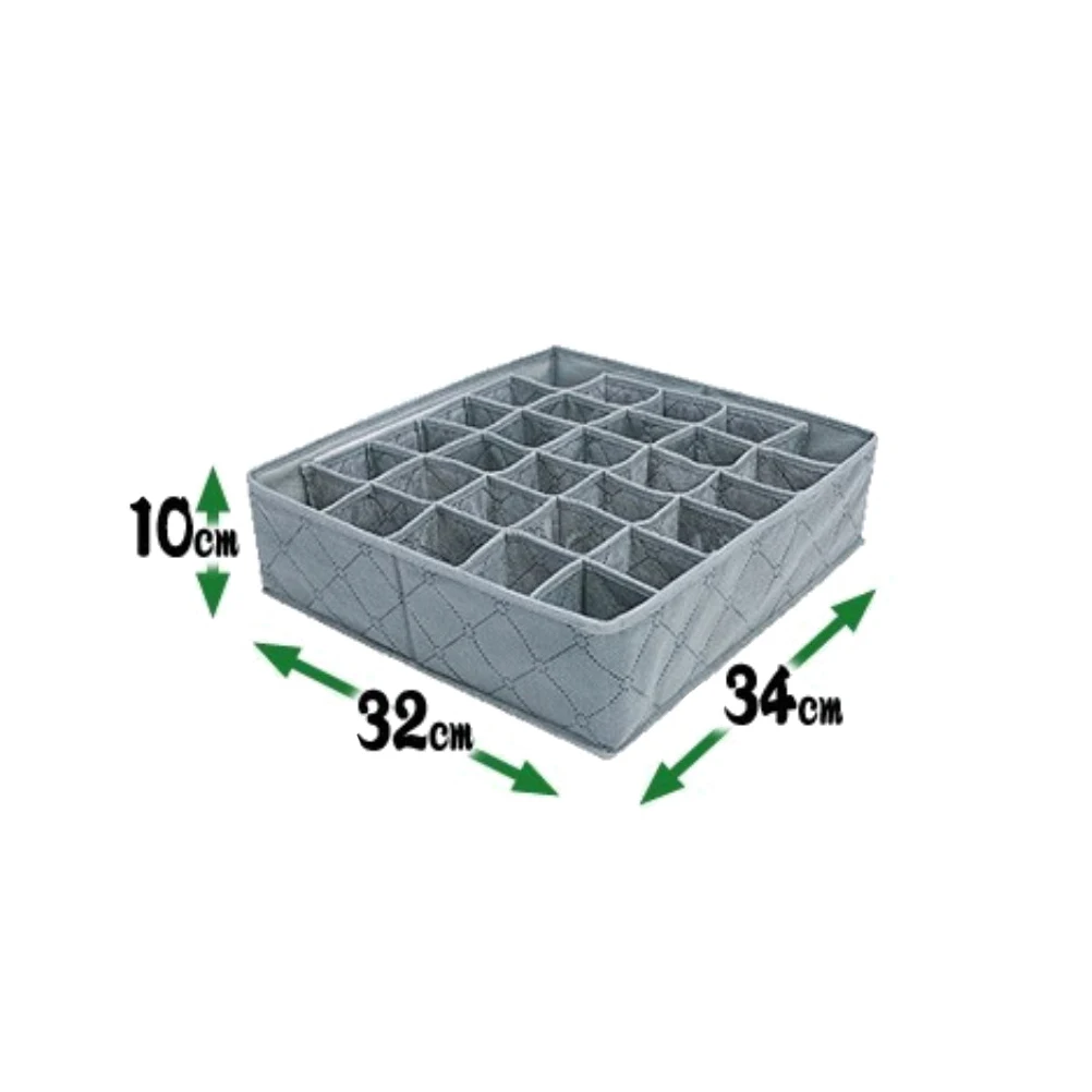 30 ячеек складное нижнее белье Галстуки Нетканые носки ящик шкаф органайзеры разделители коробка для хранения