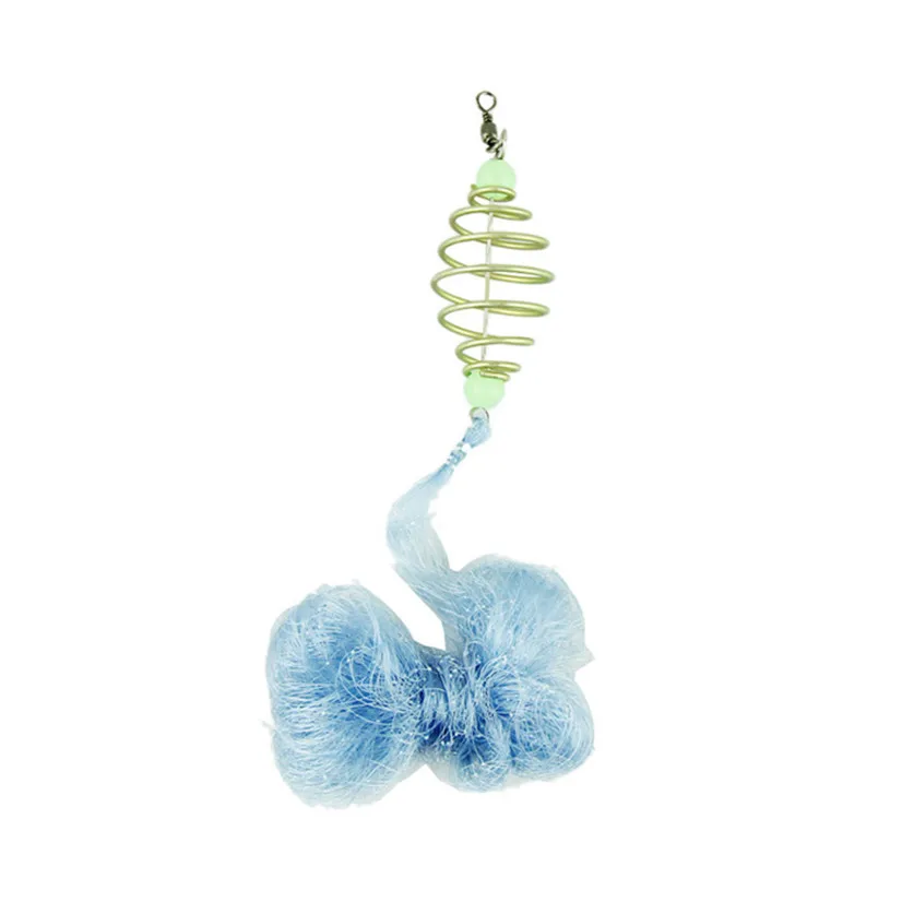

New Design Copper Spring Shoal Fishing Net Netting Luminous beads Swivel connector Outdoor Tool Levert Dropship
