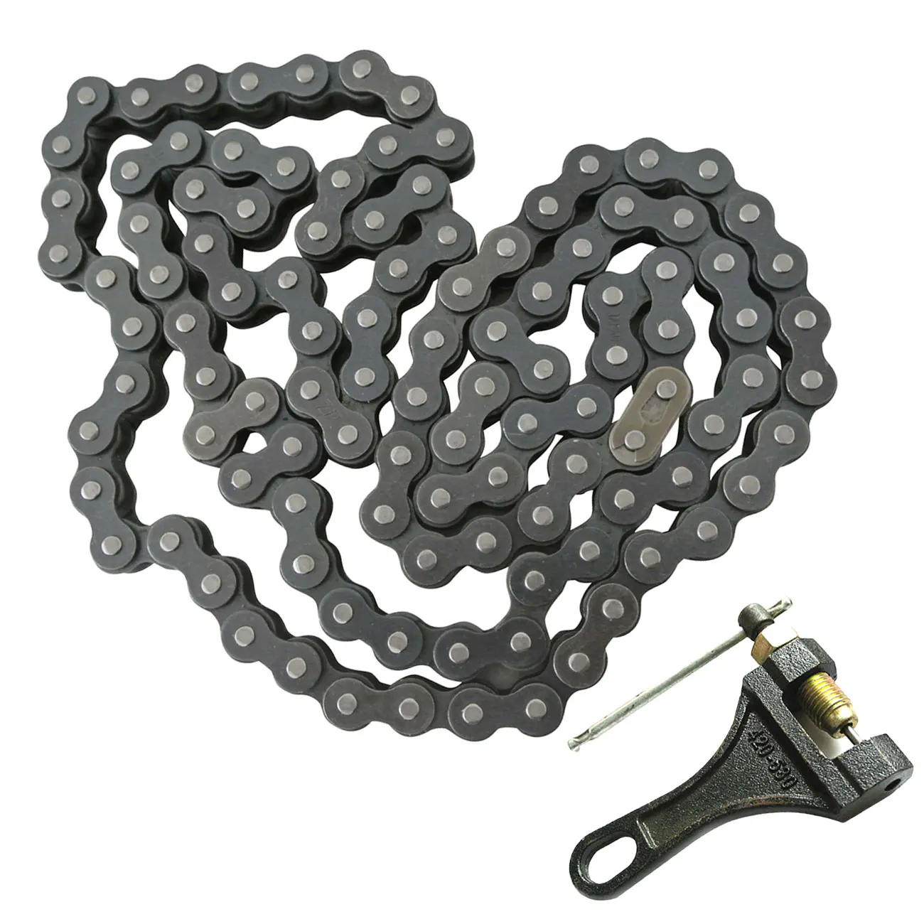 

Chain Breaker & 530 Chain 110 Link for 415,420,428,520,525,530