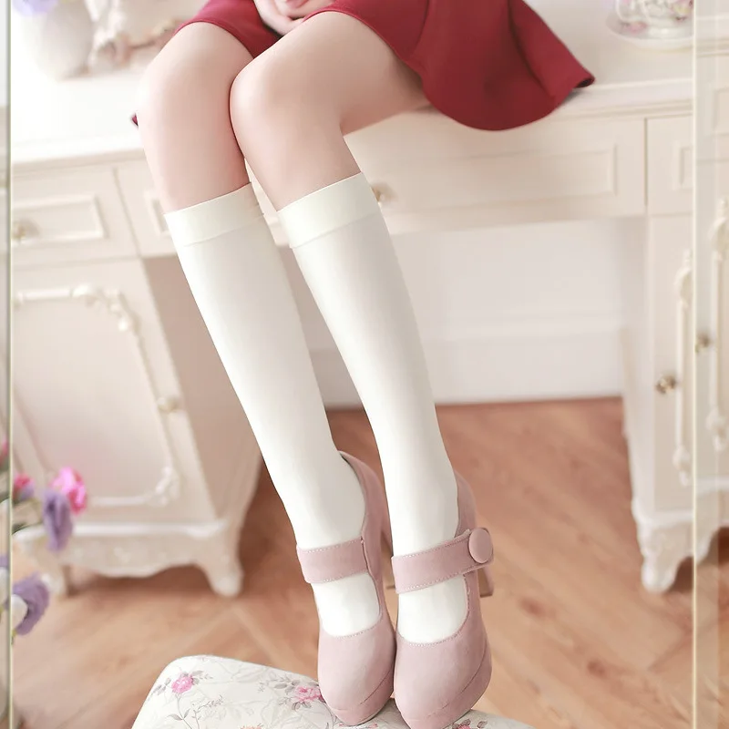 

Fashion Women's Tights Japan Cute Skinny Sexy Student Knee High Women's Stocking Pantyhose Attactive Woman Tight Stocking