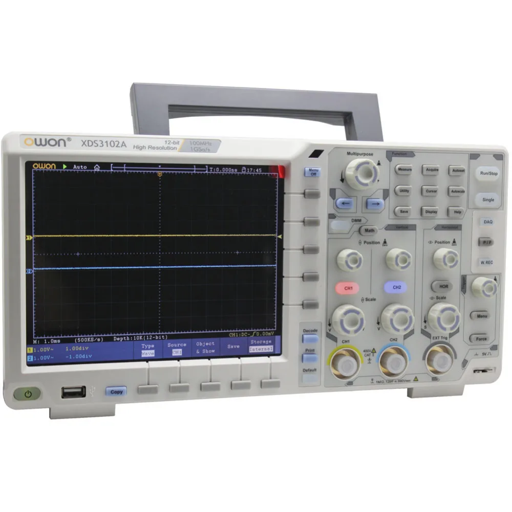 OWON XDS3102A 100 м 1G12b осциллограф Регистратор мультиметр генератор сигналов XDS3102A|owon
