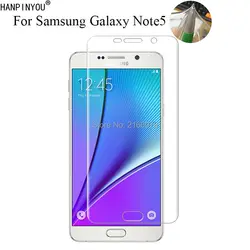 Для Samsung Galaxy Note 5 note5 N9200 5,7 "Мягкие TPU переднее сплошное покрытие Экран Protector прозрачная защитная пленка + средства для очистки