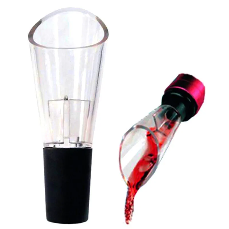 

Acrylic Red Wine Aerator Pour Spout Bottle Stopper Decanter Wine Pourers Aerating Bar Tools Barware Kitchen Accessories Party