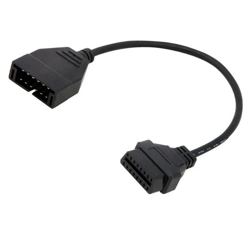 Для GM12 Pin 12 pin OBD 2 коннектор адаптер для Gm12 Pin obd2 obdii автомобильные аксессуары диагностический удлинитель 16 Pin