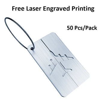 

Creative Gifts Personalized Luggage Tag ID Name Card Holder Travel Name Tag Free Custom Logo/Image -Laser Engraved