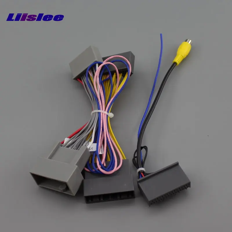 Liislee For Honda Crider~ Car Adapter Connector Wire Cable Rear View Camera / Original Video Input Switch RCA CAN Wire - Название цвета: CAN Add RCA