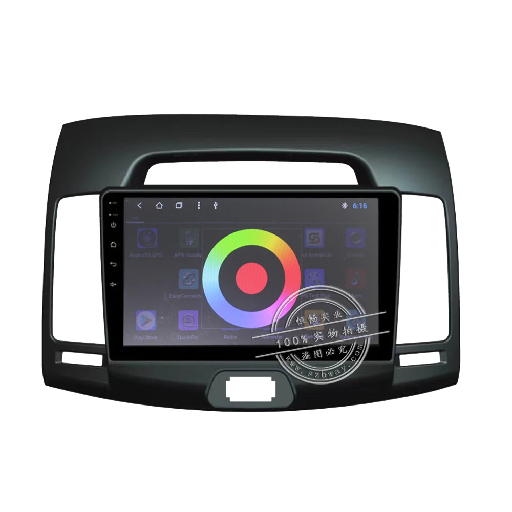 Top 9" Android 8.1 Octa 8 Core 2G RAM 32G ROM Car radio for hyundai elantra 2007-2011 Car dvd player gps navigation wifi bluetooth 4