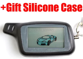 

X5 LCD Remote Control Key Fob Chain + Gift Silicone Case For Tomahawk X5 2-way car alarm system LCD remote Starter Tomahawk X5