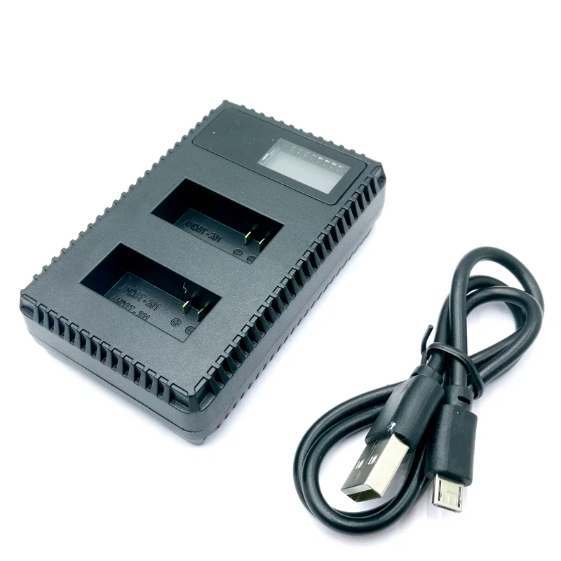 

Go Pro Accessories USB Battery Charger with LCD Screen Display for Gopro Hero 5 AHDBT-501 Battery Intelligent Protection