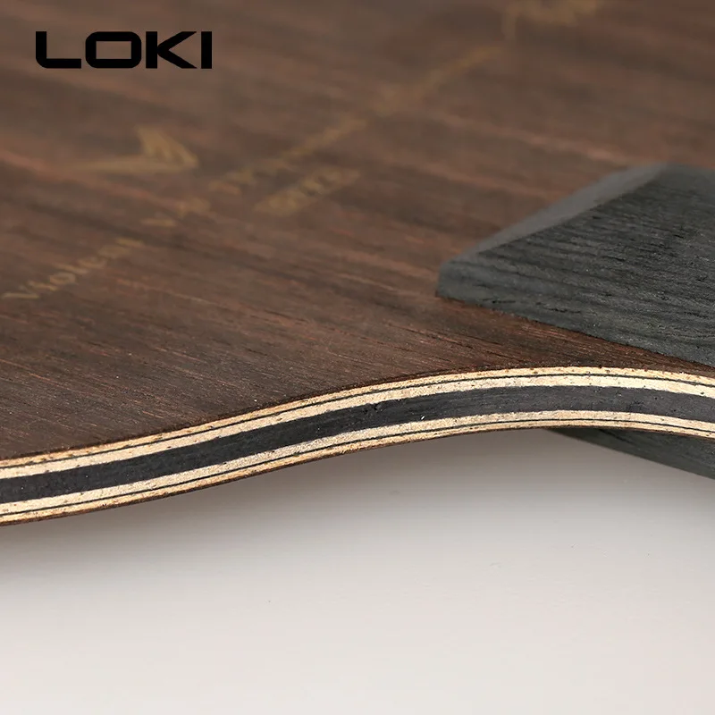 LOKI V9 Ebony углеродное лезвие для настольного тенниса профессиональная ракетка