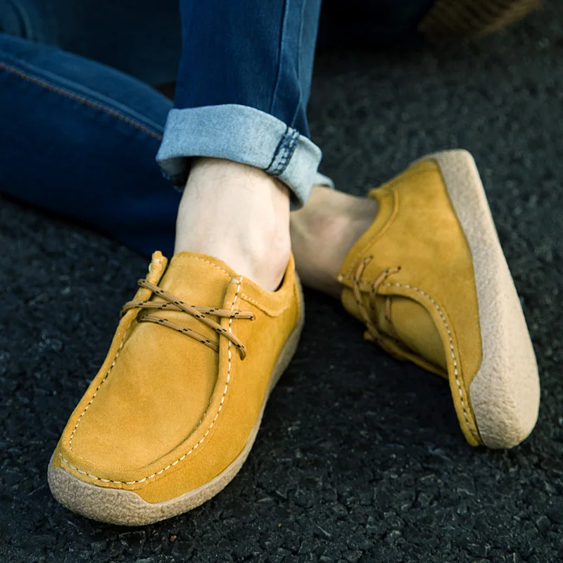 Мужская повседневная обувь в британском стиле; мокасины из натуральной кожи на плоской подошве; zapatos hombre; лоферы; Мужская обувь; Chaussures
