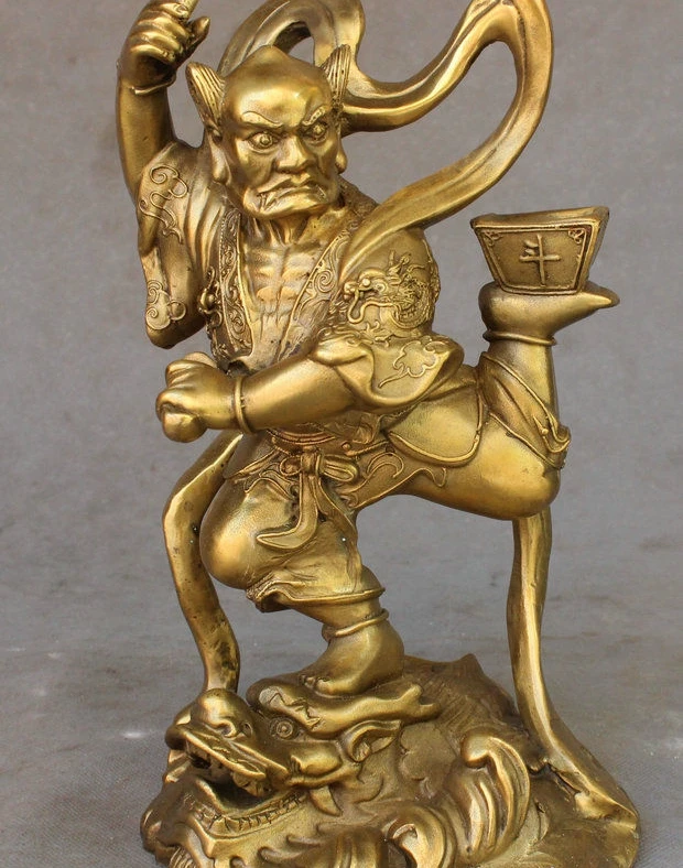 10 &quotнародный китайский латунный Юань Бао Богатство счастливый Марс Бог езда