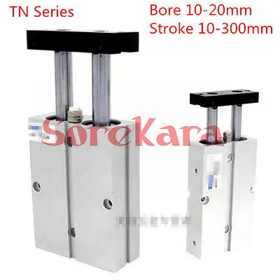 

TN10x125-S Twin Rod Cylinder Bore 10mm Stroke 125mm Air Cylinder With Magnet AIRTAC Type