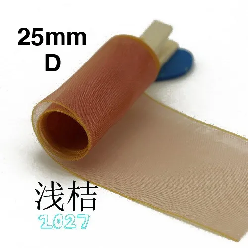 High Quality 25mm Solid Color snow yarn Ribbon Satin Ribbon DIY Manual Riband Bowknot Hair accessories snow yarn belt 10MLot_12