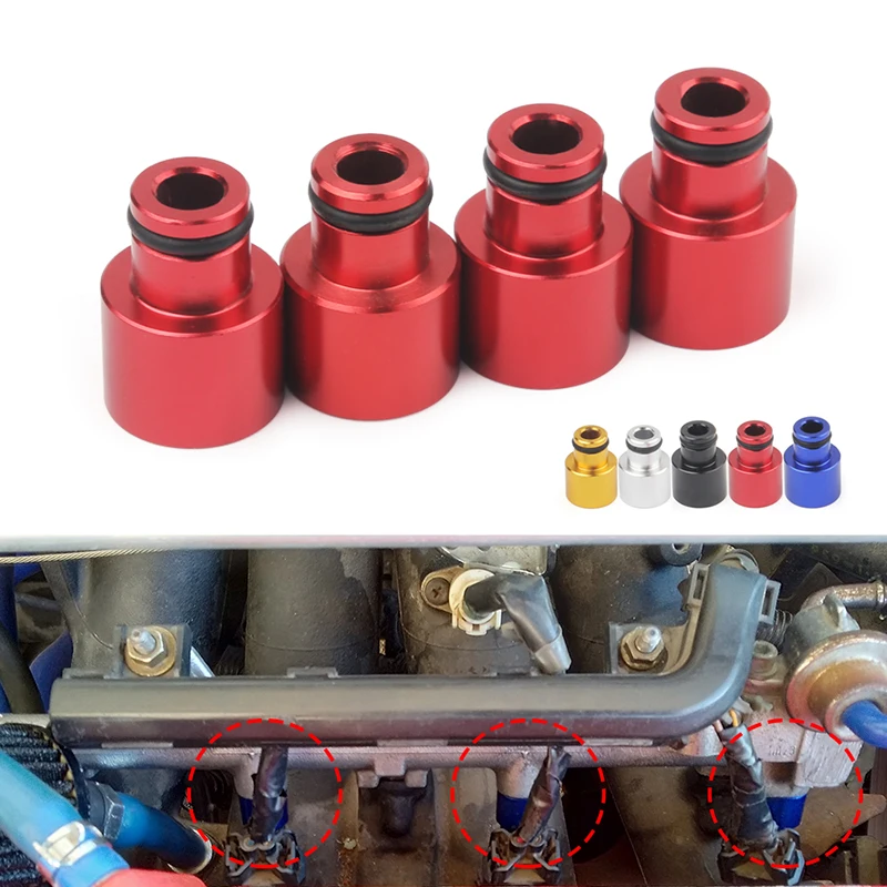 Racing Fuel Injector Top Hats Adapters 