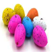 Random Colors 6pcs Kids Magic Bubble Water Toy Add Water Inflatable Hatching Growing Dinosaur Eggs Kitchen