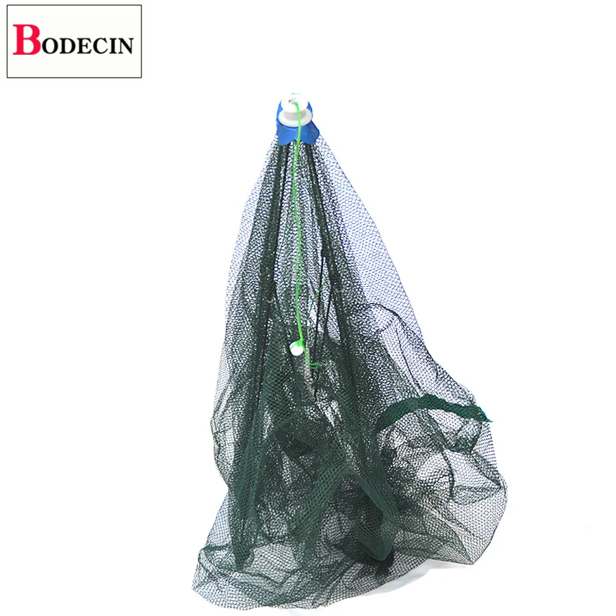 Folded Portable 4 Holes Fishing Casting Net Nylon Network Casting Crayfish Catcher Bait Fish Trap Cages Crab Mesh Nets China (3)