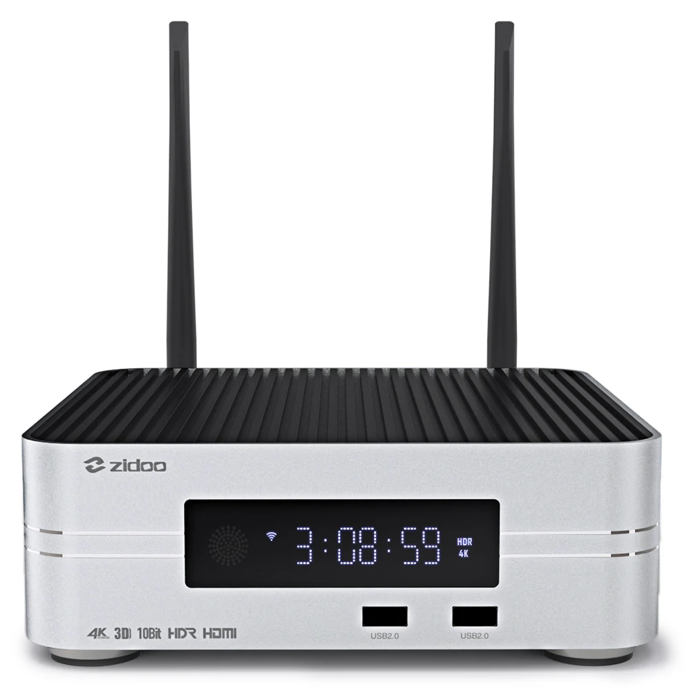 

Zidoo Z10 Android 7.1 TV Box 2GB DDR3+16GB EMMC 1000Mbps Bluetooth 4.1 Dual System 4K H.265 Set Top TV Box USB3.0 Media Player