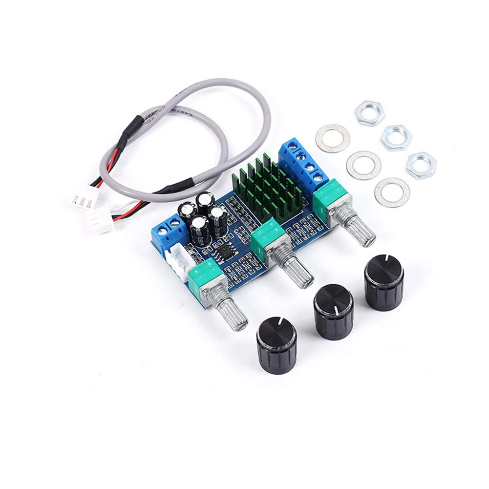 

TPA3116D2 Easy Install Electronic Mini Module 2x80W High Power DC12-24V Digital Amplifier Board Stereo Audio Dual Track Sound