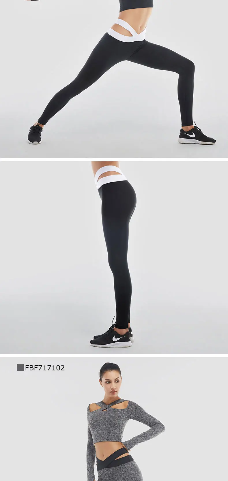 VANSYDICAL Leggings Women Sexy Yoga Pants Sports Pants Elastic Fitness Pants Workout Running Tight Sport Legging Female Trousers 17