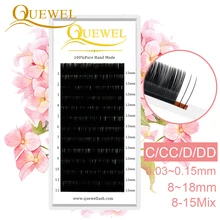 Quewel, индивидуальные ресницы для наращивания, накладные ресницы, норковые ресницы для наращивания, профессиональные шелковые ресницы,, ресницы для макияжа