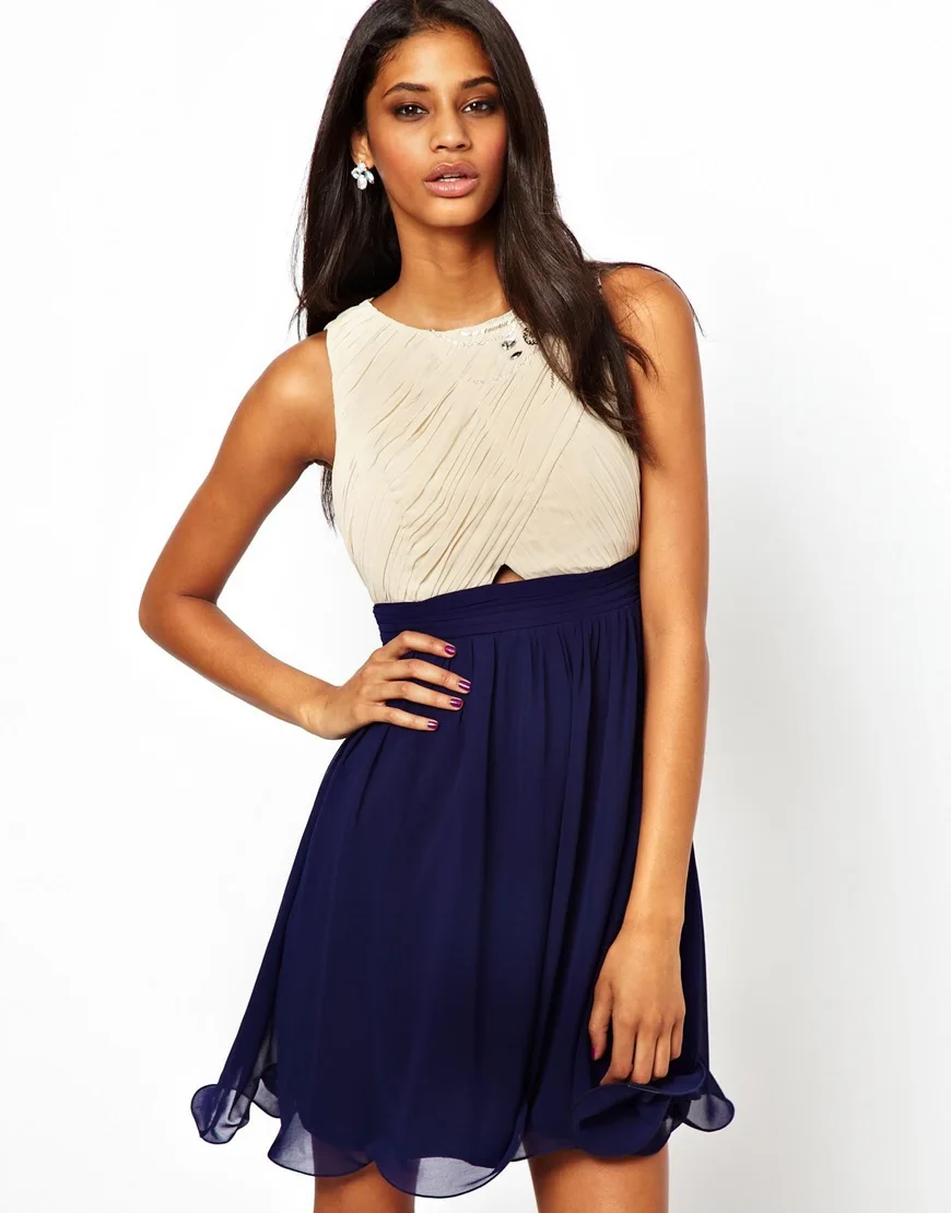 Fashion Semi Formal Dress 8th Grade Graduation Dresses 2014 Beaded