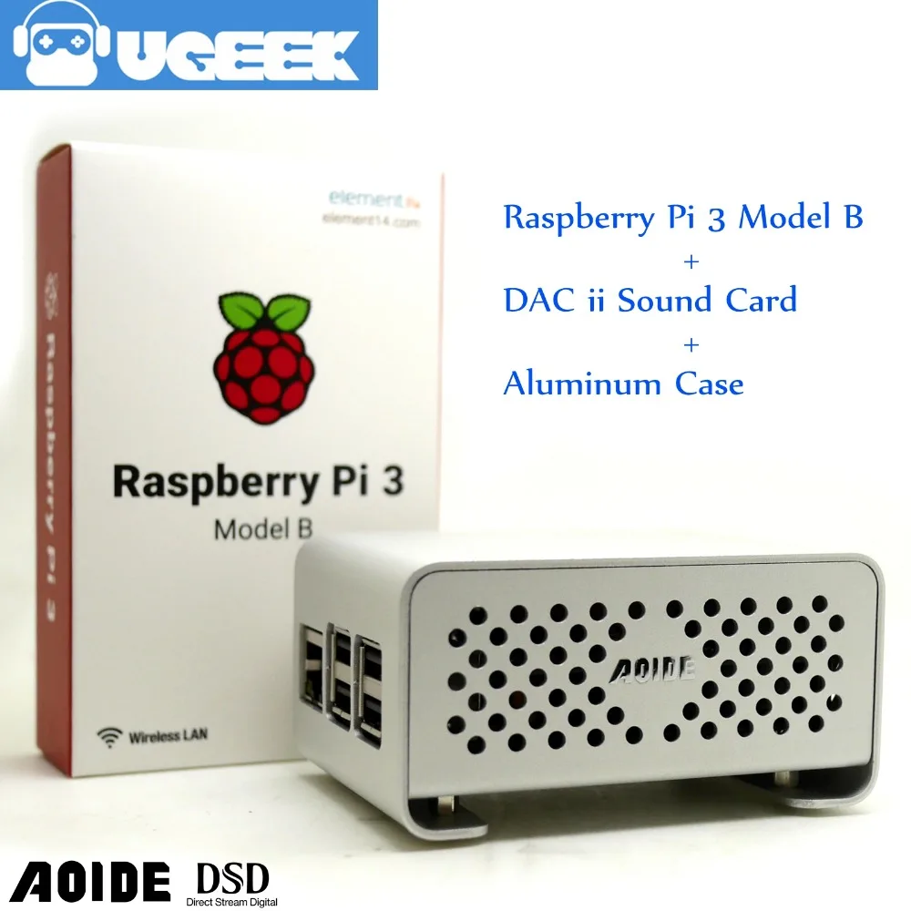 Звуковая карта Aoide UGEEK DAC II Hi Fi комплект со звуковой картой + чехол из алюминия | Аксессуары для демонстрационных стендов -32847847087