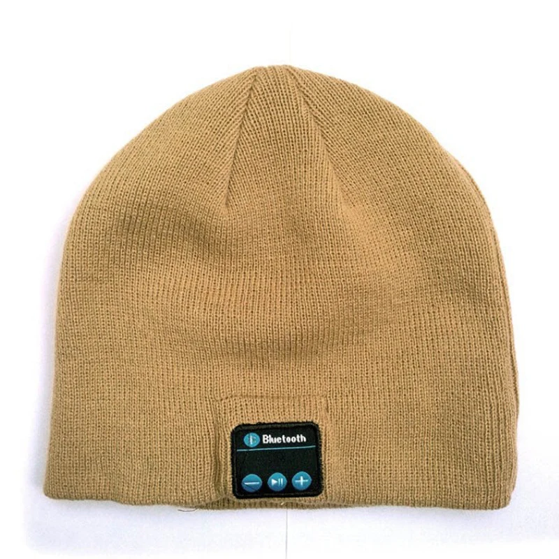 Высококачественные наушники Bluetooth Smart Cap гарнитура Мягкая Теплая Шапка бини