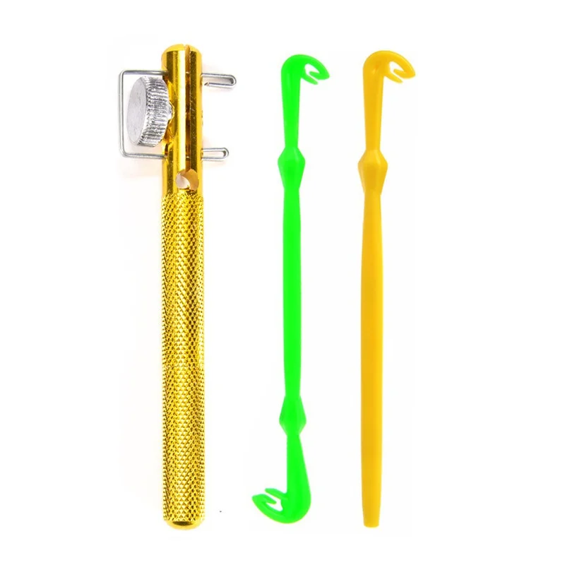 

Fishing Tackle Hooks Tier Fishing Line Tying Tool with Sub-line Tie Knots Tie and Loop Tier Fishhook Remover HX02