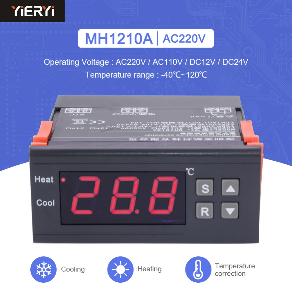 220V 10A Electronic Digital Display Thermostat Refrigerator Freezer