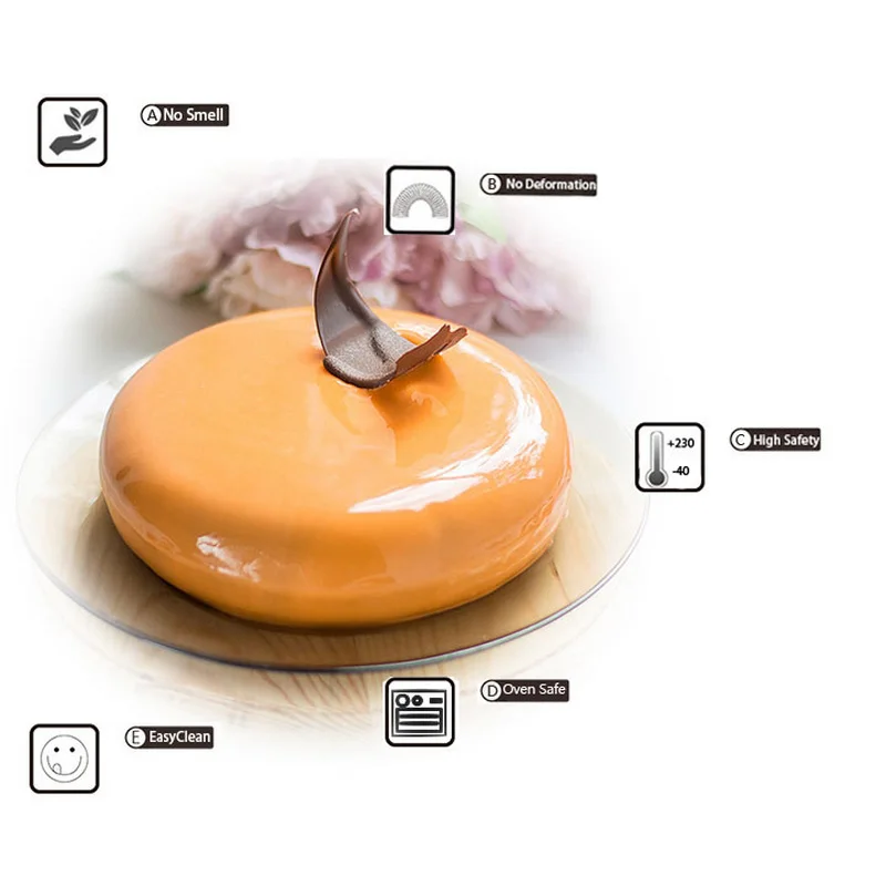 

Cakes Baking Pan Accessories Round Silicone Cake Mold For Mousses Ice Cream 3d Bakeware Cake Decorating Tools Supplies