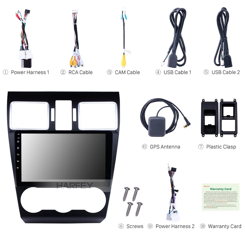 Perfect Harfey 9 Inch Android 8.1 Radio Touch Screen Bluetooth GPS Navigation system For Subaru Forester 2015 2016 2017 Support WiFi 4 Perfect Harfey 9 Inch Android 8.1 Radio Touch Screen Bluetooth GPS Navigation system For Subaru Forester 2015 2016 2017 Support WiFi 4